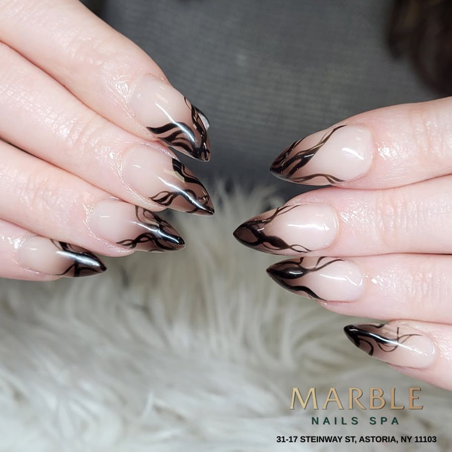 Marble Nails Spa - Winter Nails Ideas